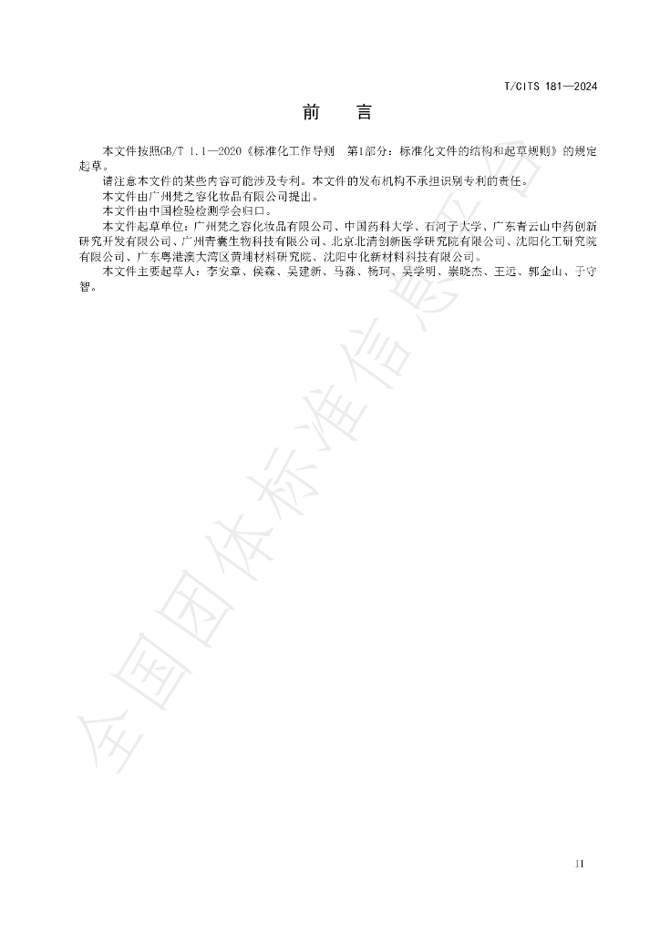 T/CITS 181-2024 标准预览