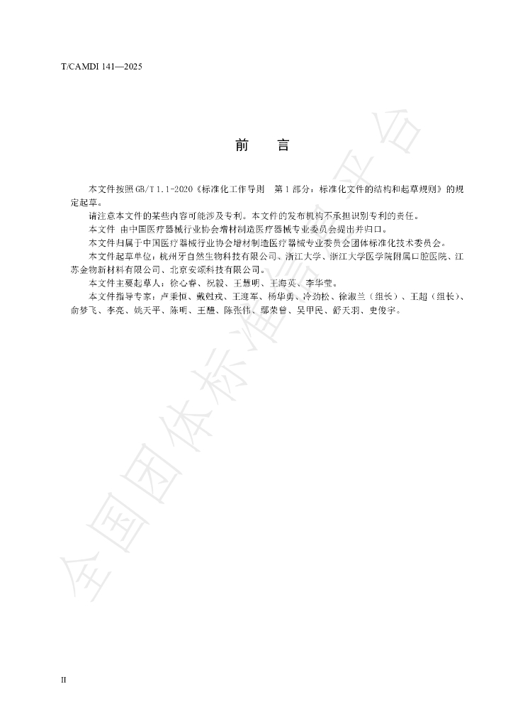 T/CAMDI 141-2025 标准预览