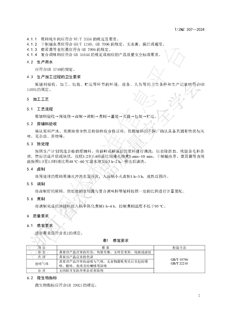 T/ZNZ 307-2024 标准预览
