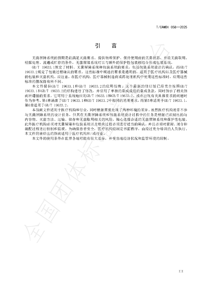T/CAMDI 058-2025 标准预览
