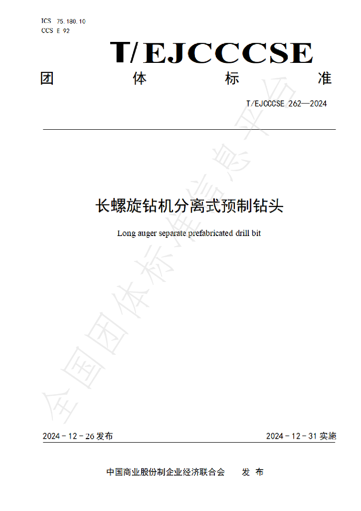 T/EJCCCSE 262-2024 标准预览