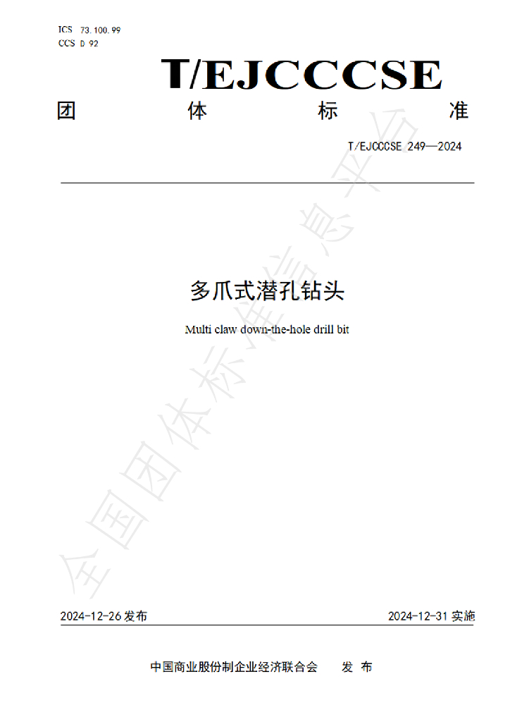 T/EJCCCSE 249-2024 标准预览