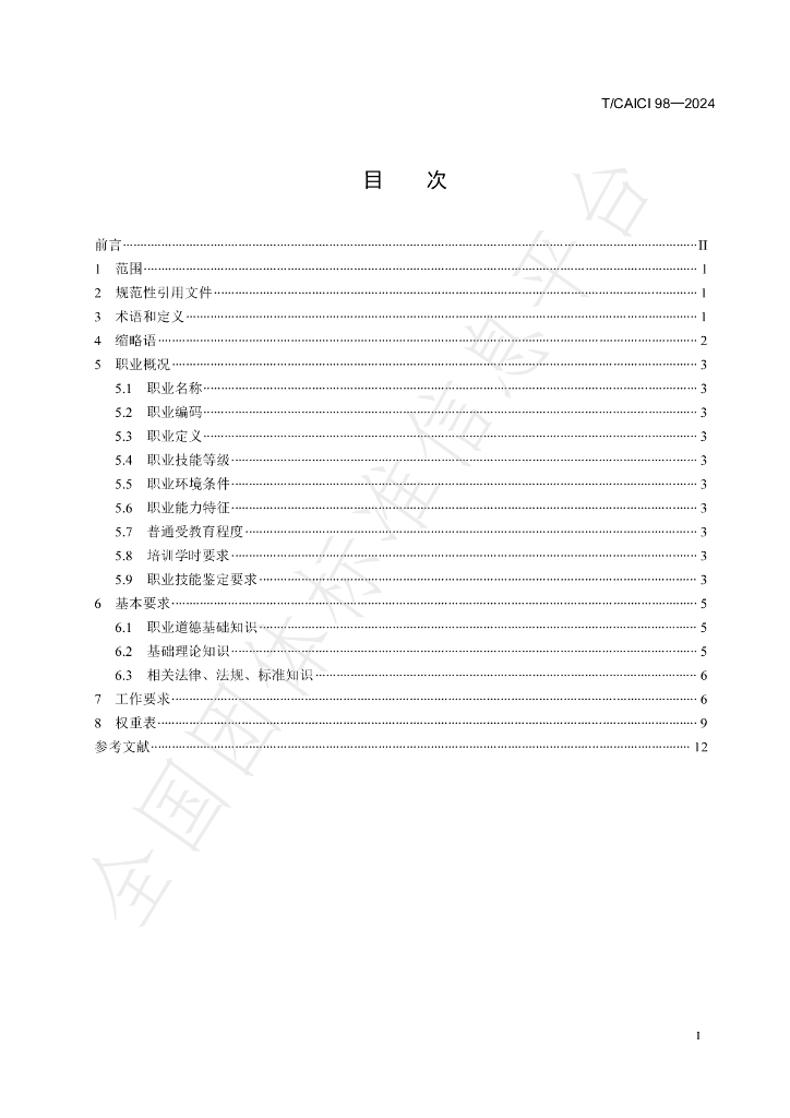 T/CAICI 98-2024 标准预览