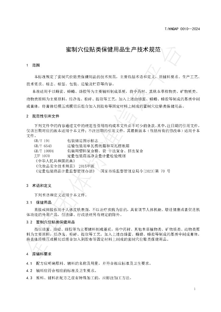 T/HNQAP 0010-2024 标准预览