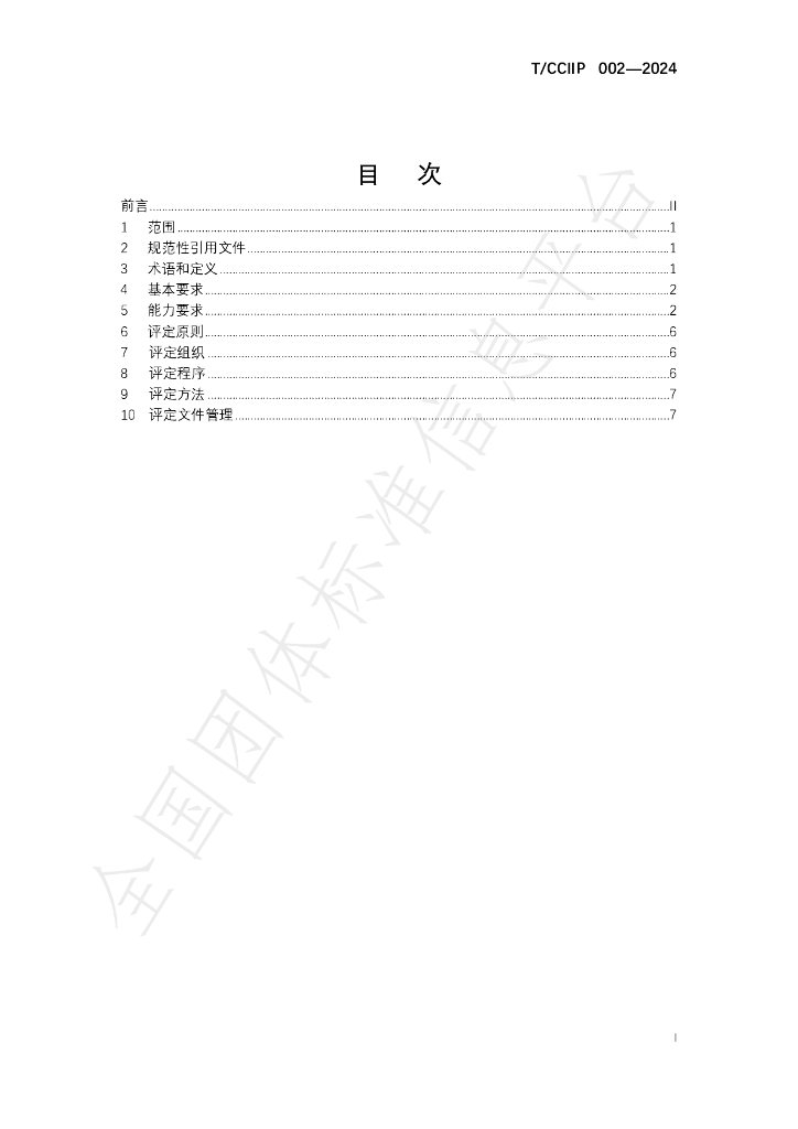 T/CCIIP 002-2024 标准预览