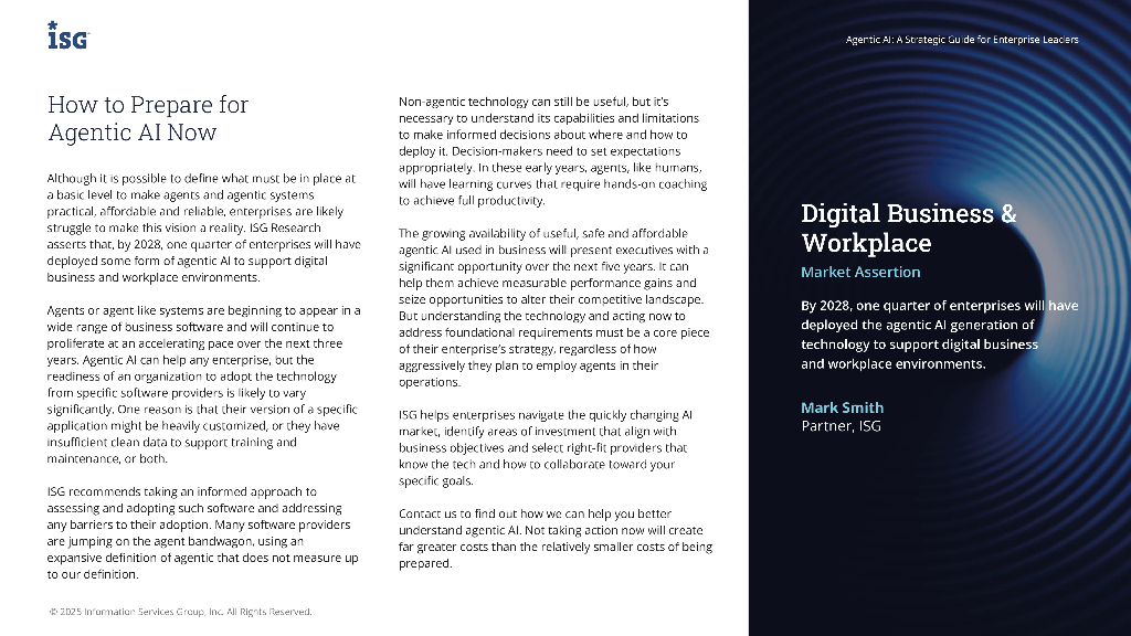 ISG：2025年代理型人工智能：企业领导者的战略指南报告（英文版）_第7页