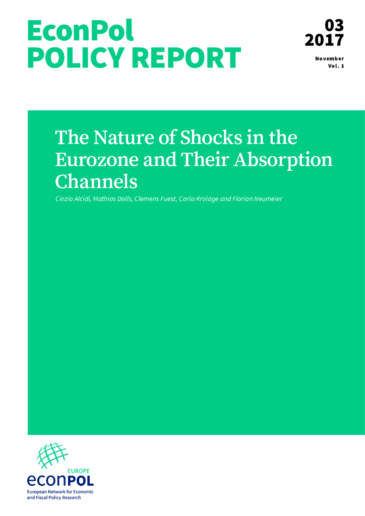 欧洲经济政策研究所：欧元区冲击的性质及其吸收渠道（英文版）