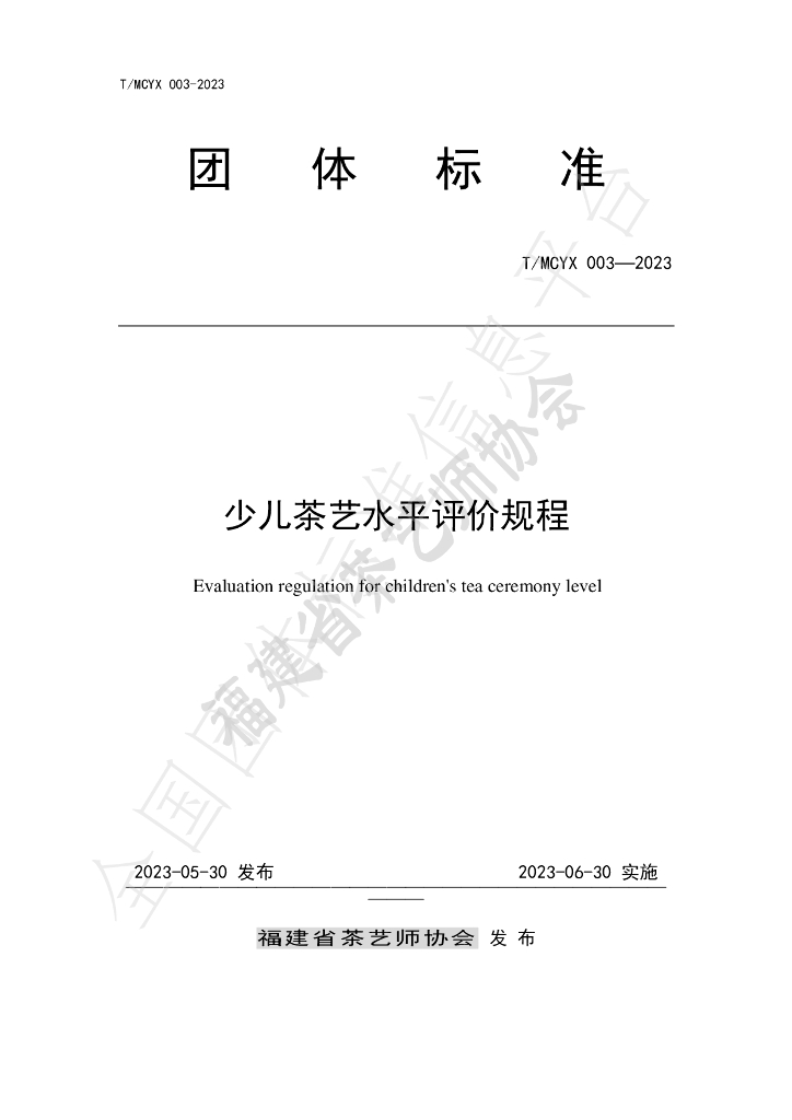 T/MCYX 003-2023 标准预览