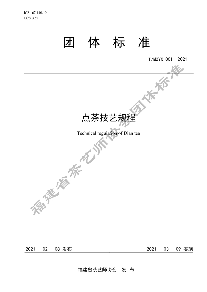 T/MCYX 001-2021 标准预览