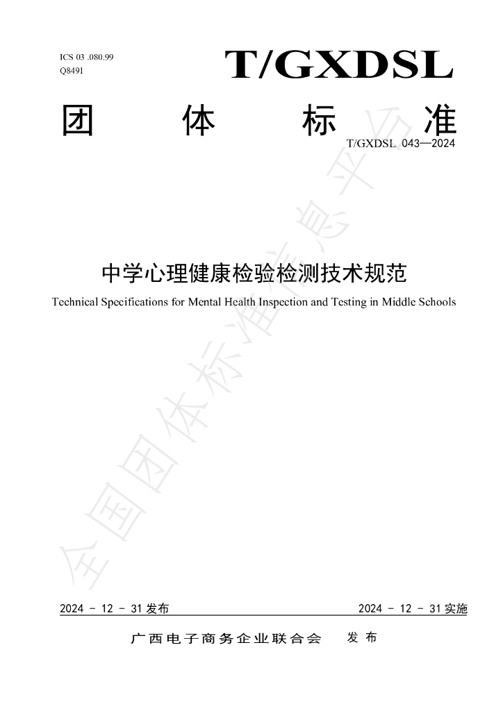 T/GXDSL 043-2024 标准预览