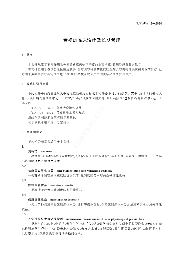 T/CAPA 12-2024 标准预览