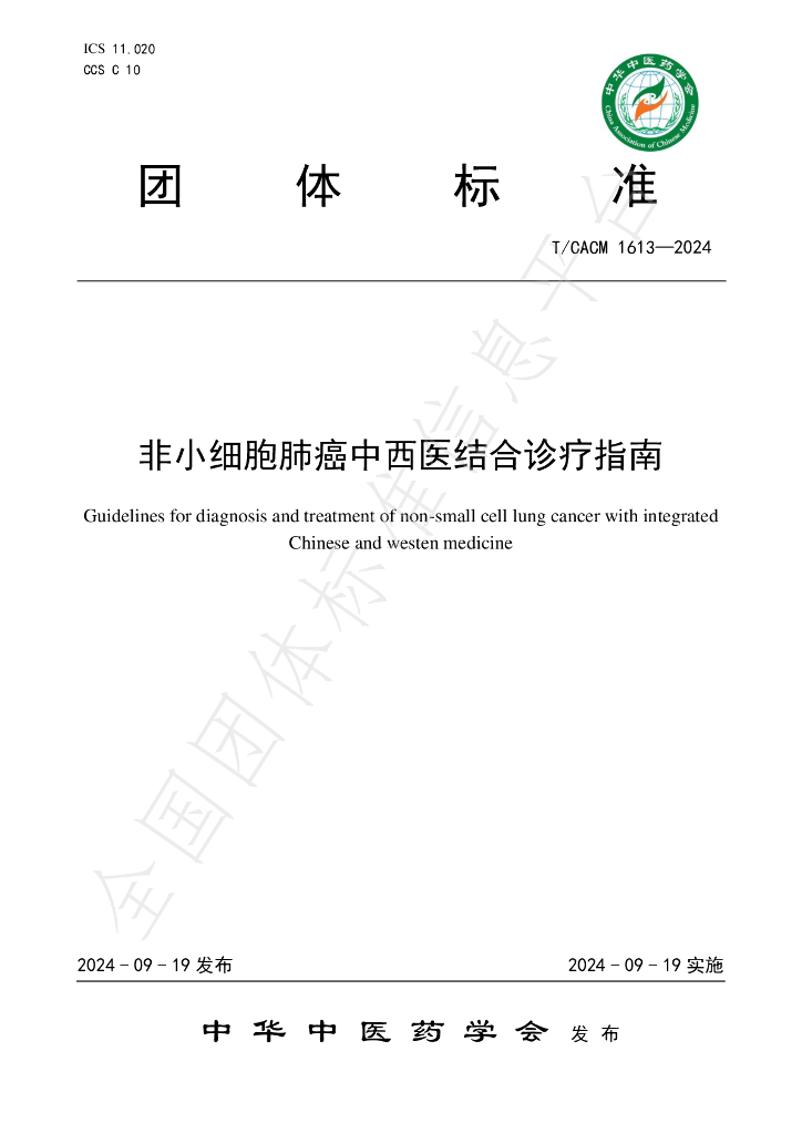 T/CACM 1613-2024 标准预览
