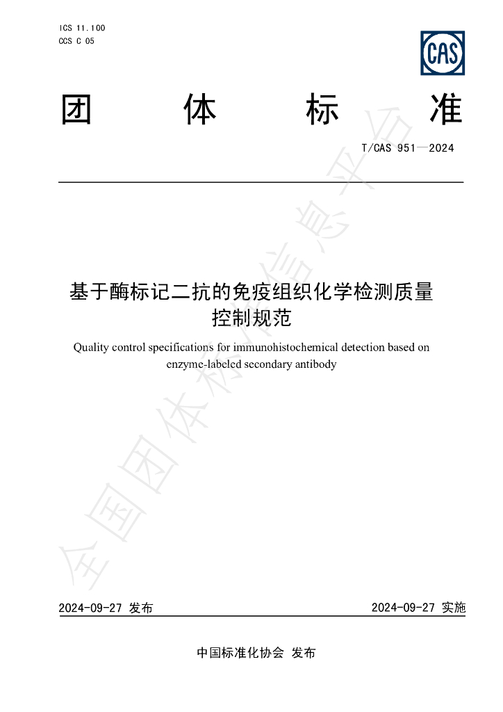 T/CAS 951-2024 标准预览