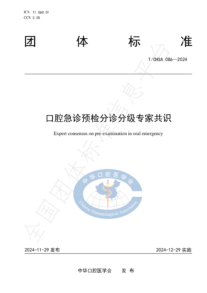 T/CHSA 086-2024 标准预览