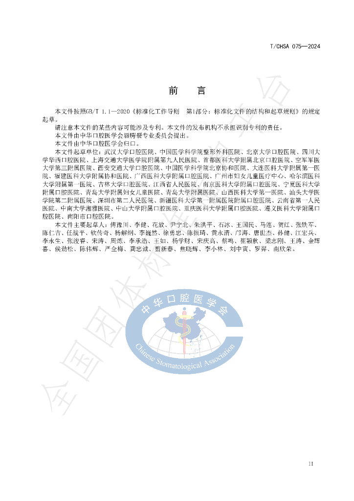 T/CHSA 075-2024 标准预览