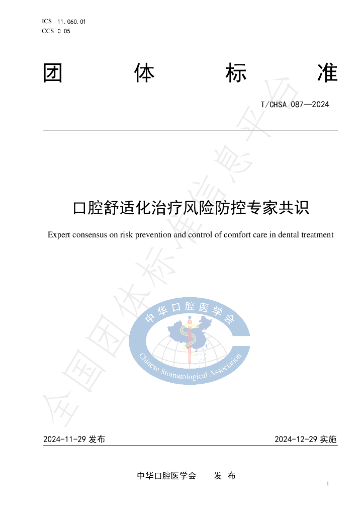 T/CHSA 087-2024 标准预览