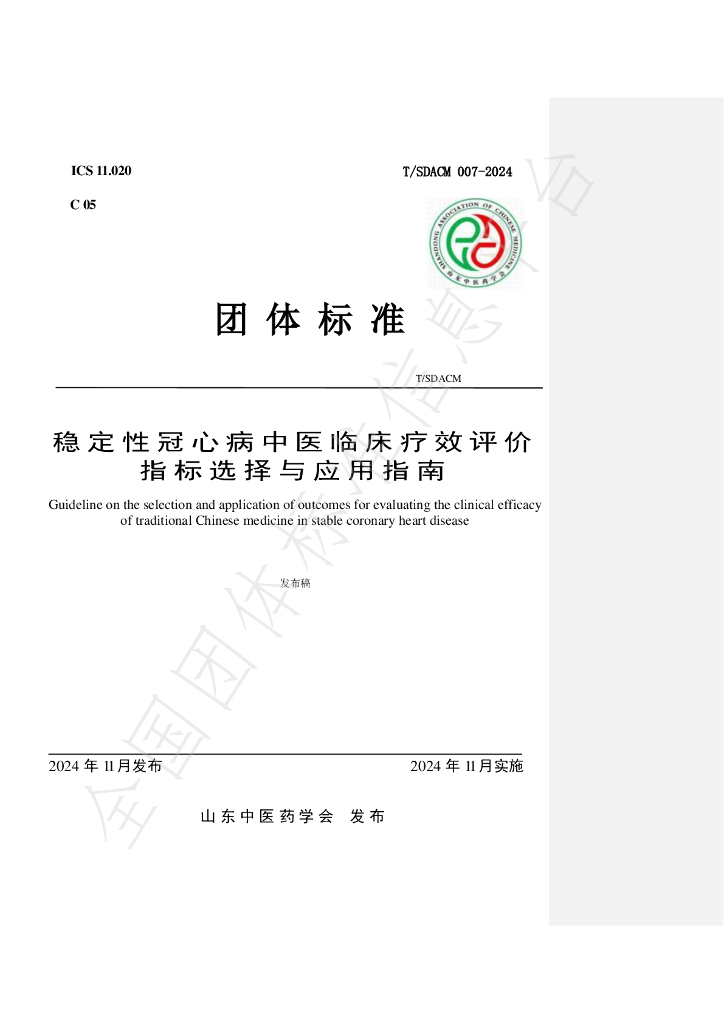 T/SDACM 007-2024 标准预览