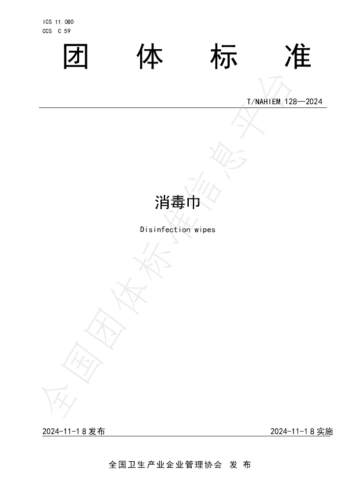 T/NAHIEM 128-2024 标准预览