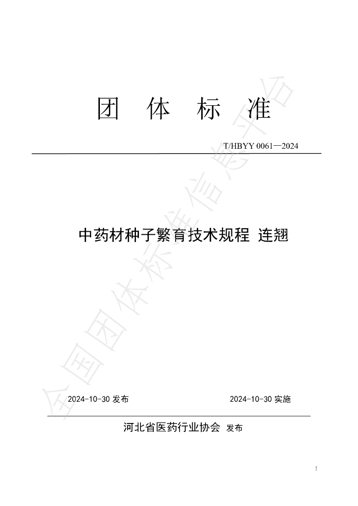 T/HBYY 0061-2024 标准预览