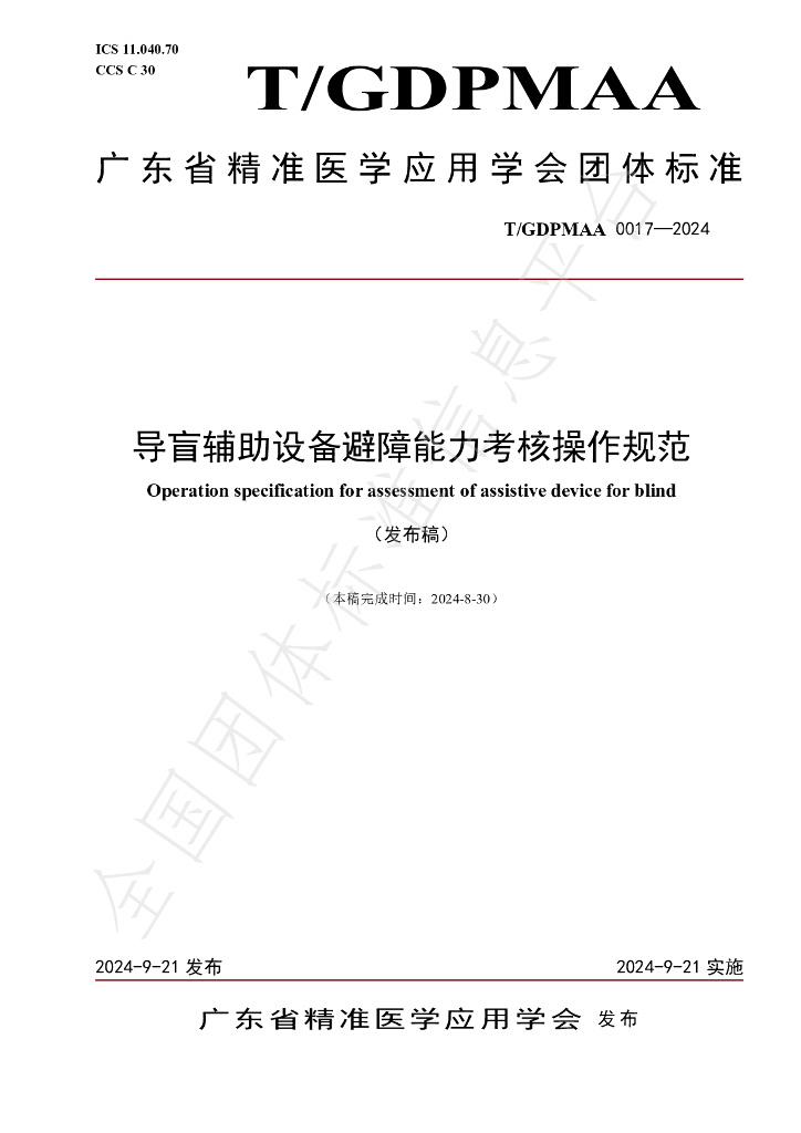 T/GDPMAA 0017-2024 标准预览