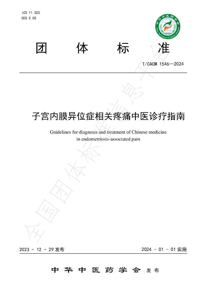 T/CACM 1546-2024 标准预览