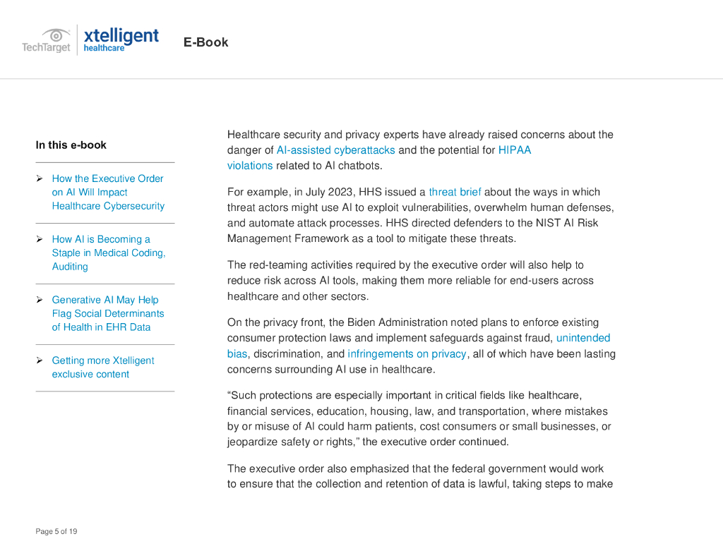 TechTarget：2024年人工智能（AI）对医疗保健行业的影响研究报告（英文版）_第6页
