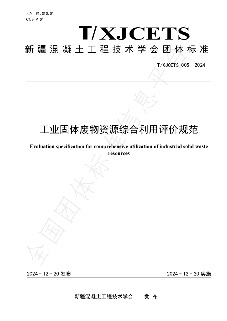 T/XJCETS 005-2024 标准预览