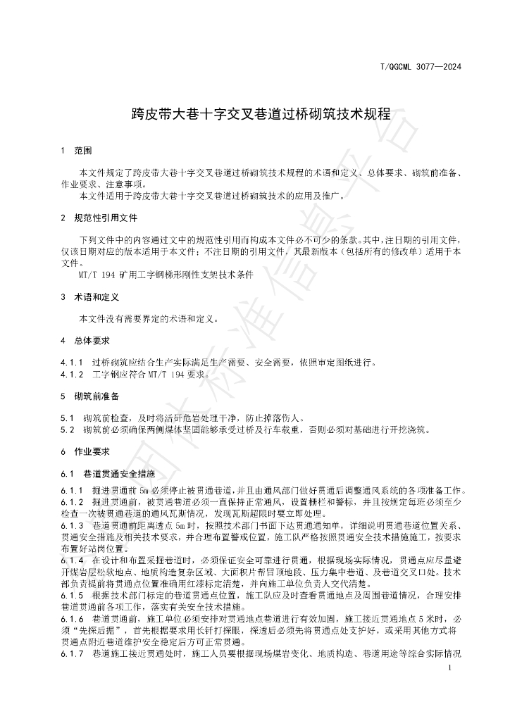 T/QGCML 3077-2024 标准预览