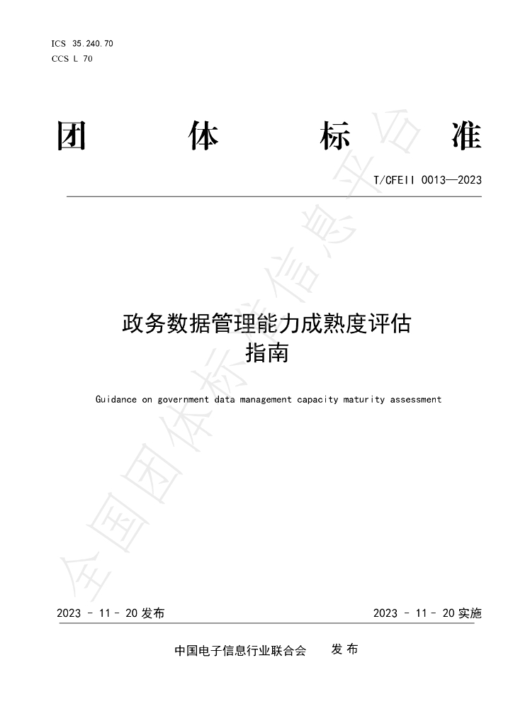 T/CFEII 0013-2023 标准预览