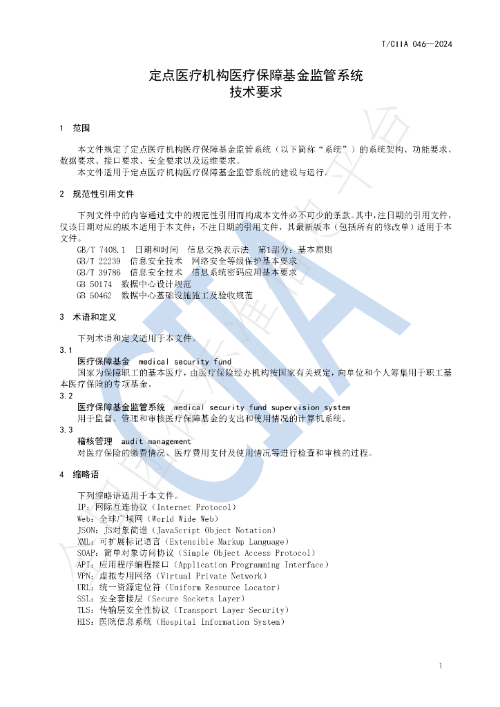 T/CIIA 046-2024 标准预览