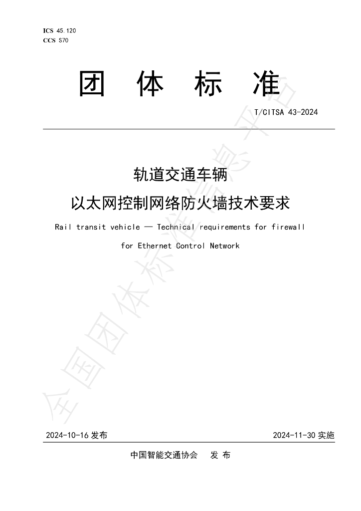 T/CITSA 43-2024 标准预览