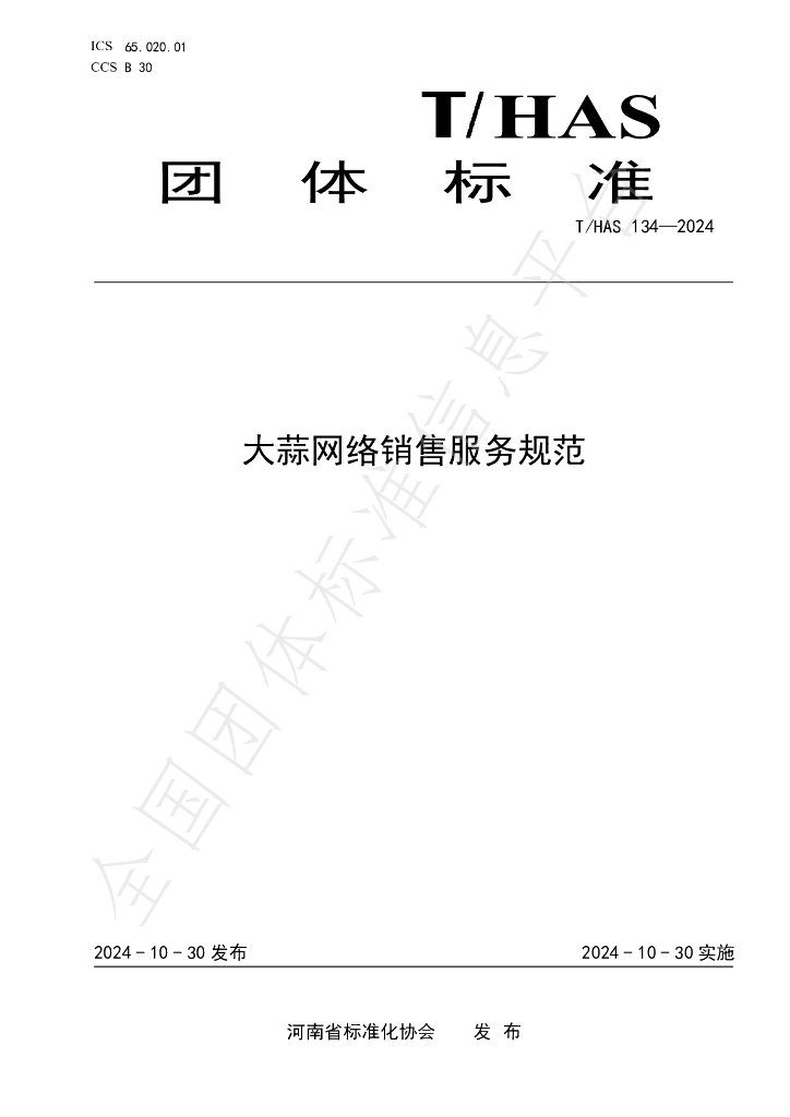 T/HAS 134-2024 标准预览