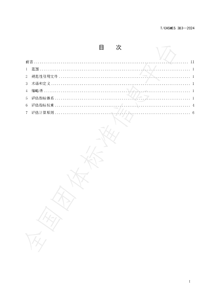 T/CASMES 383-2024 标准预览