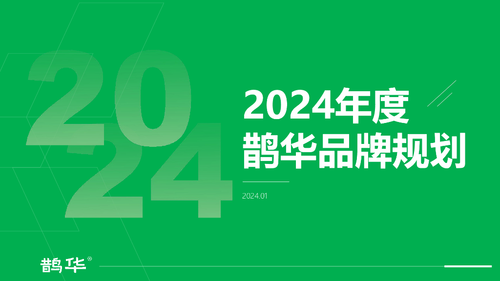 2024年度鹊华品牌规划方案
