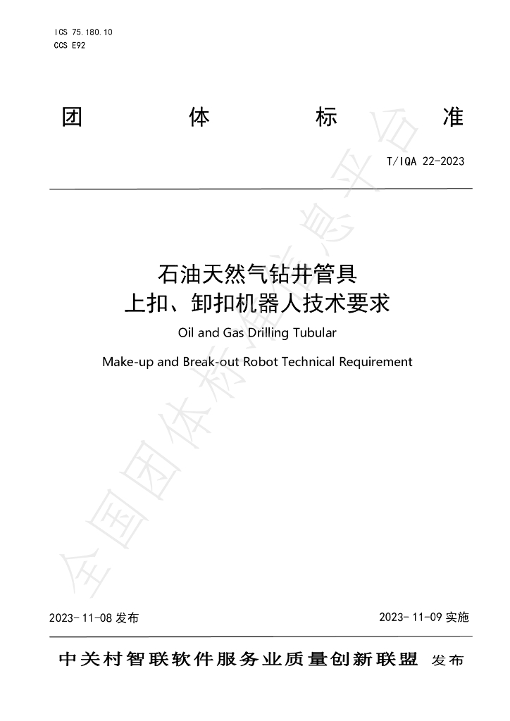 T/IQA 22-2023 标准预览