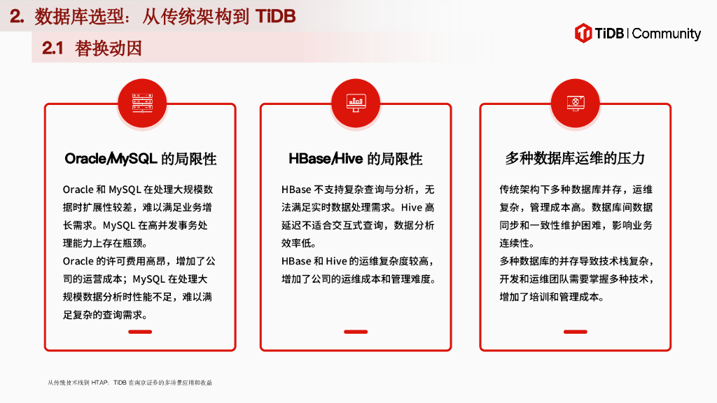 南京证券（郭枫）：从传统技术栈到HTAP：TiDB在南京证券的多场景应用和收益_第8页