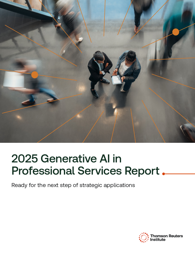 汤森路透：2025年专业服务领域生成式<em>人工智能</em>应用研究报告（英文版） 海报