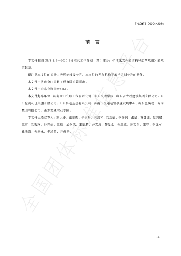 T/SDHTS 00004-2024 标准预览