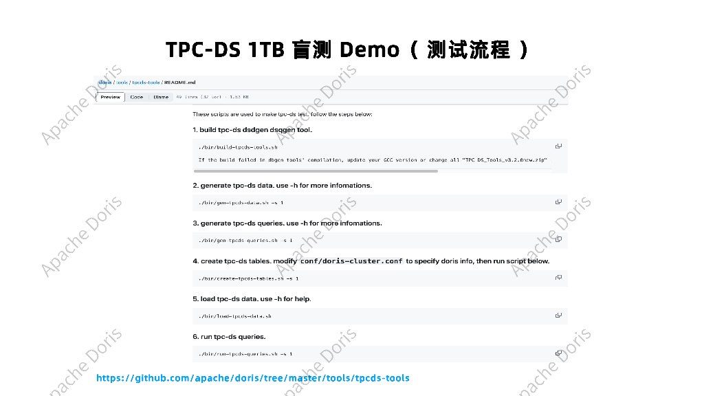 李昊鹏：Apache Doris 2.1盲测性能提升解读&TPC-DS 1TB开箱盲测_第6页