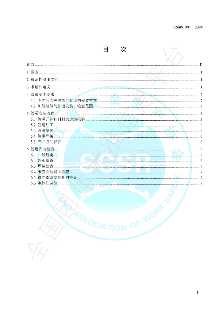 T/ZAWS 001-2024 标准预览