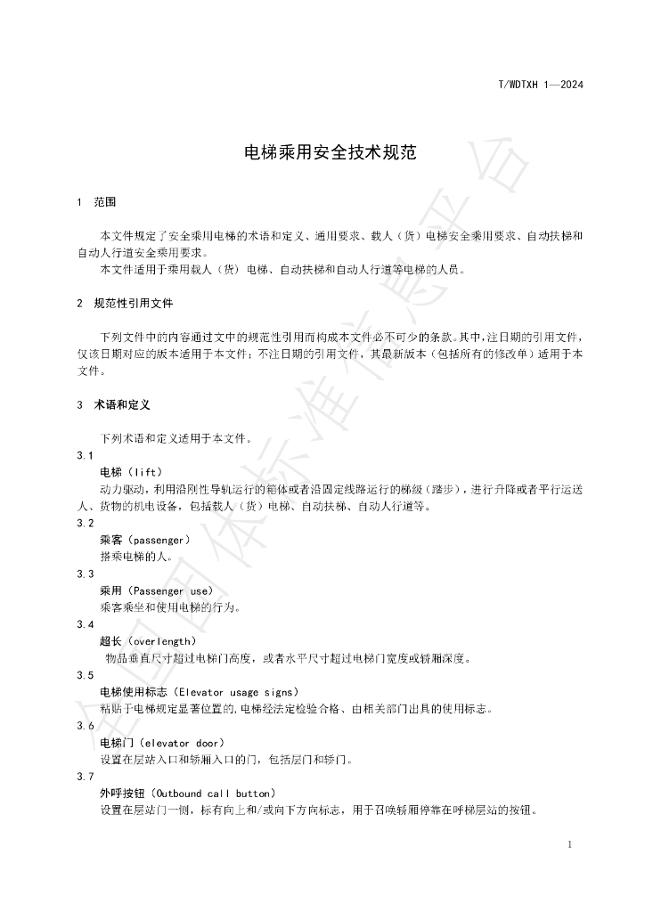 T/WDTXH 1-2024 标准预览
