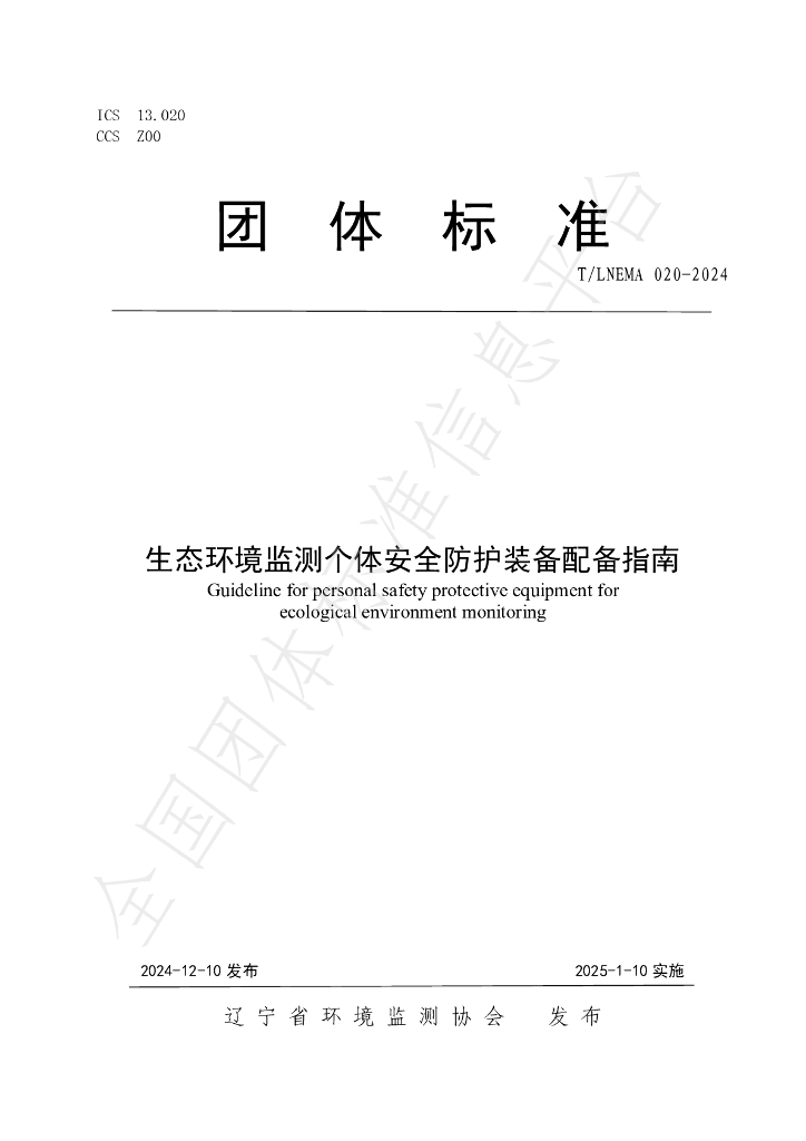 T/LNEMA 020-2024 标准预览