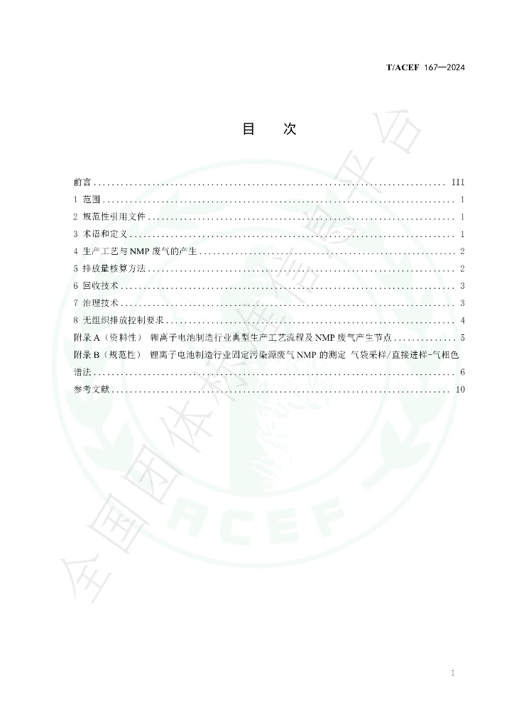 T/ACEF 167-2024 标准预览