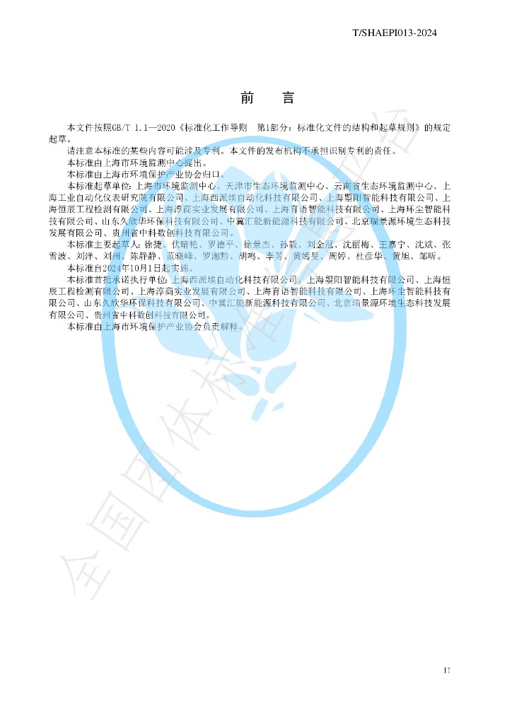 T/SHAEPI 013-2024 标准预览