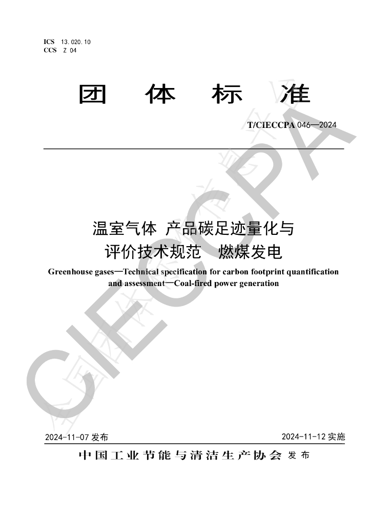 T/CIECCPA 046-2024 标准预览