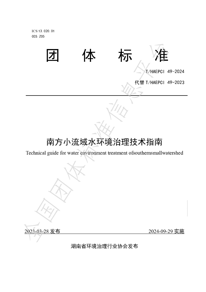 T/HAEPCI 49-2024 标准预览