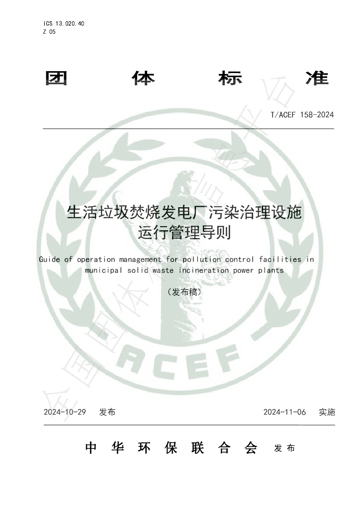 T/ACEF 158-2024 标准预览