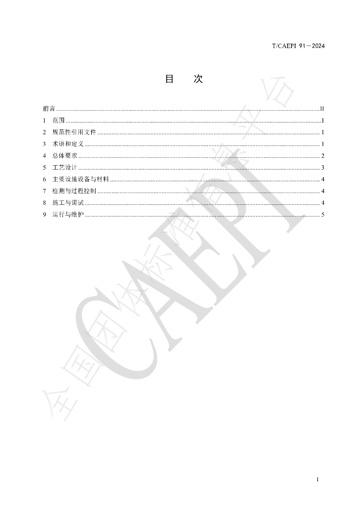 T/CAEPI 91-2024 标准预览