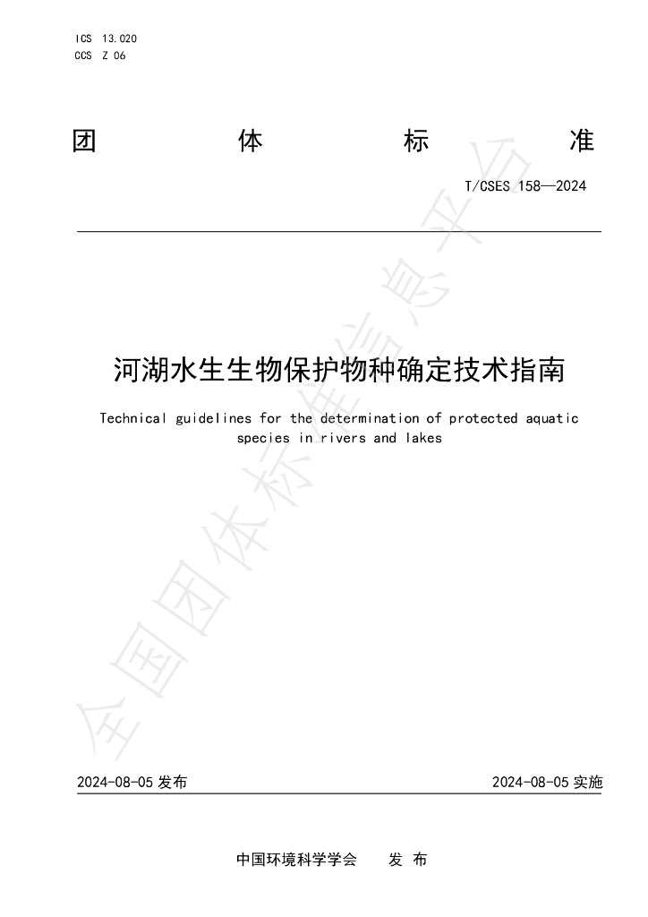 T/CSES 158-2024 标准预览