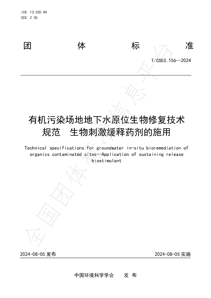 T/CSES 156-2024 标准预览